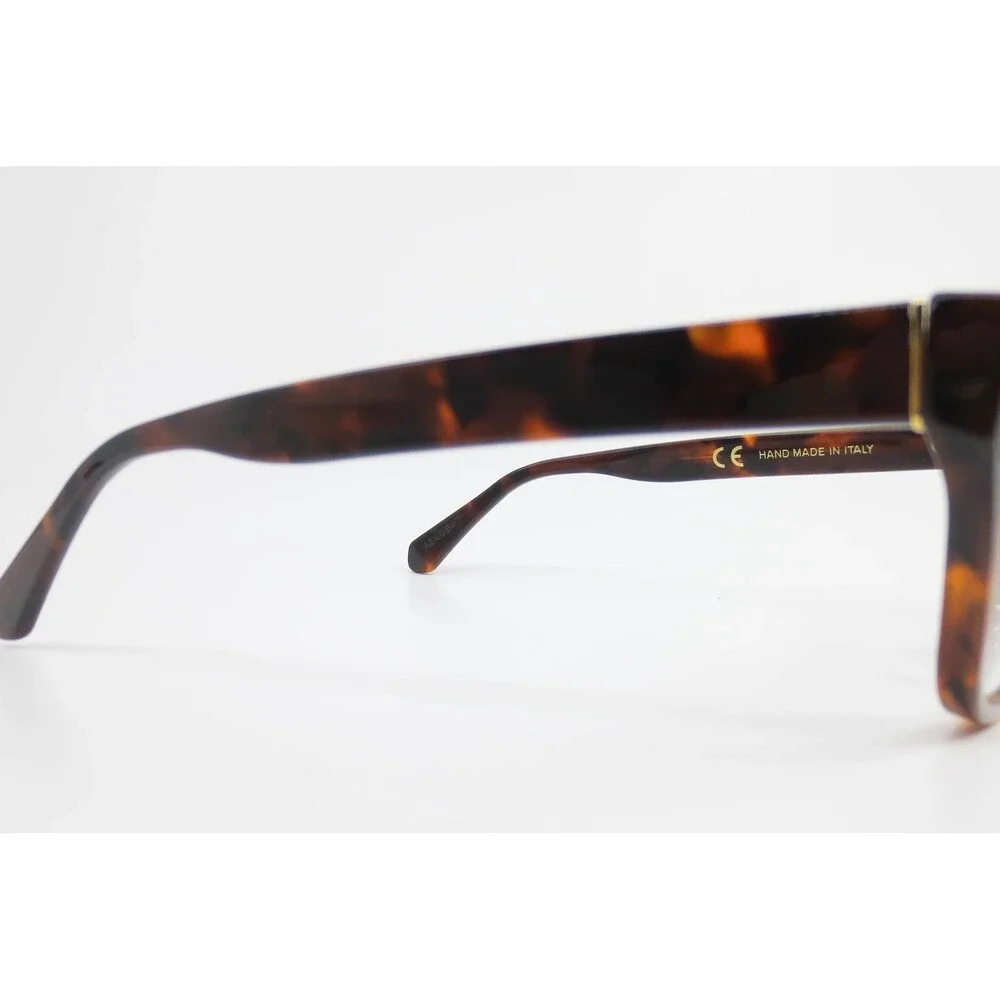 Retrosuperfuture Dark Havana Tortoise Cat Eye Eyeglasses Frames Hand Made Italy